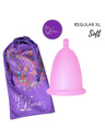 Me Luna Menstrualni čaš Me Luna Soft XL s kuglicom ružičasta