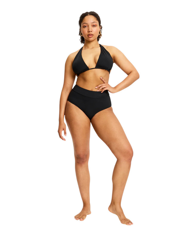 Modibodi Menstrualni kupaći kostim Modibodi Hi-Waist Bikini Brief High crni donji dio