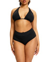 Modibodi Menstrualni kupaći kostim Modibodi Hi-Waist Bikini Brief High crni donji dio