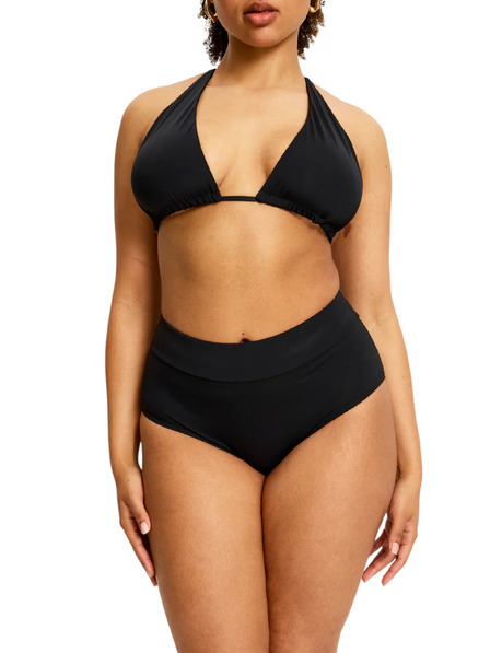 Modibodi Menstrualni kupaći kostim Modibodi Hi-Waist Bikini Brief High crni donji dio