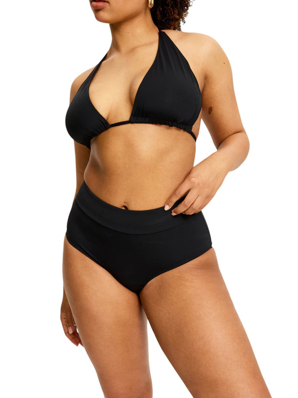 Modibodi Menstrualni kupaći kostim Modibodi Hi-Waist Bikini Brief High crni donji dio