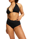 Modibodi Menstrualni kupaći kostim Modibodi Hi-Waist Bikini Brief High crni donji dio