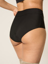 Modibodi Menstrualni kupaći kostim Modibodi Hi-Waist Bikini Brief Light-Moderate crni donji dio