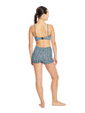 Modibodi Djevojački menstrualni kupaći kostim Modibodi Hi Waist Short Super Luna Blossom Black donji dio