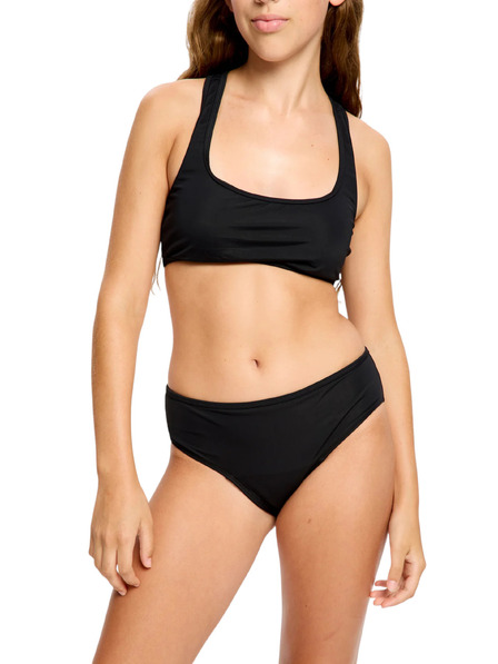 Modibodi Djevojački menstrualni kupaći kostim Modibodi Teen Bikini Brief High crne donji dio