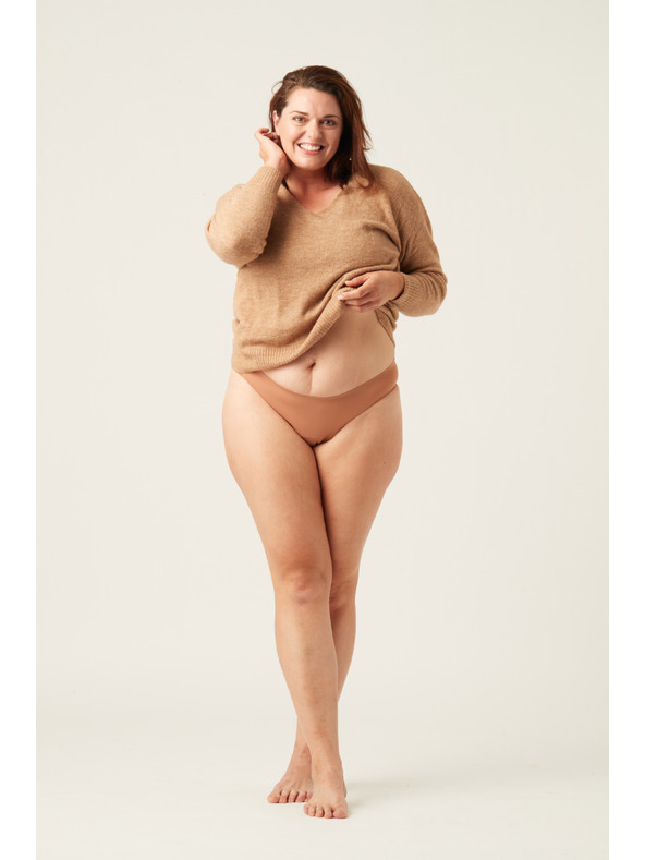 Modibodi Menstrualne gaćice Modibodi Seamfree Bikini Moderate-Heavy Cinnamon