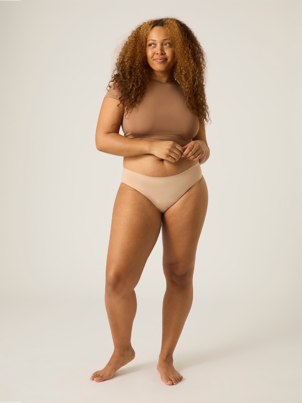 Modibodi Menstrualne gaćice Modibodi Seamfree Bikini Moderate-Heavy Cashew