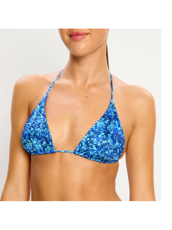 Modibodi Kupaće Modibodi Tidal Triangle Bikini Top Python Blue gornji dio