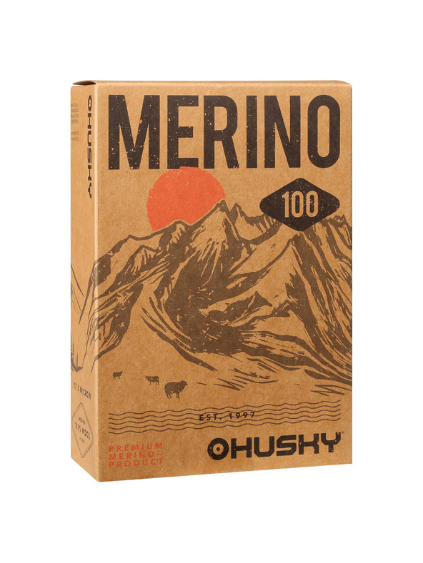 HUSKY Ženske termoaktivne donje hlače HUSKY MERCIE merino crne