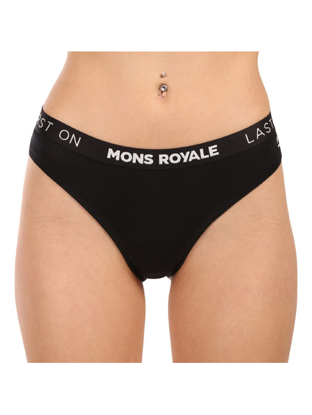Mons Royale Ženske gaće Mons Royale merino crne