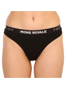 Mons Royale Ženske tange Mons Royale merino crne