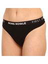 Mons Royale Ženske tange Mons Royale merino crne