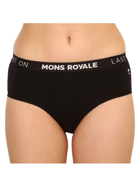 Mons Royale Ženske gaće Mons Royale merino crne