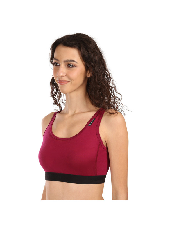 Sensor Ženski grudnjak Sensor Active merino crven