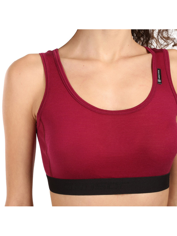 Sensor Ženski grudnjak Sensor Active merino crven