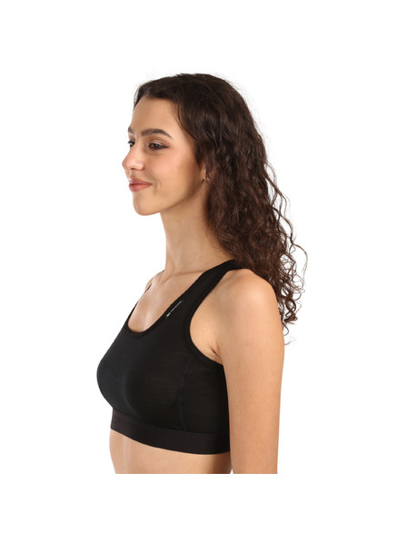Sensor Ženski grudnjak Sensor Active merino crn