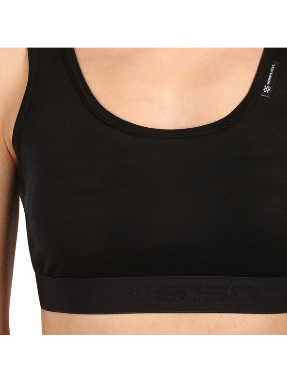 Sensor Ženski grudnjak Sensor Active merino crn
