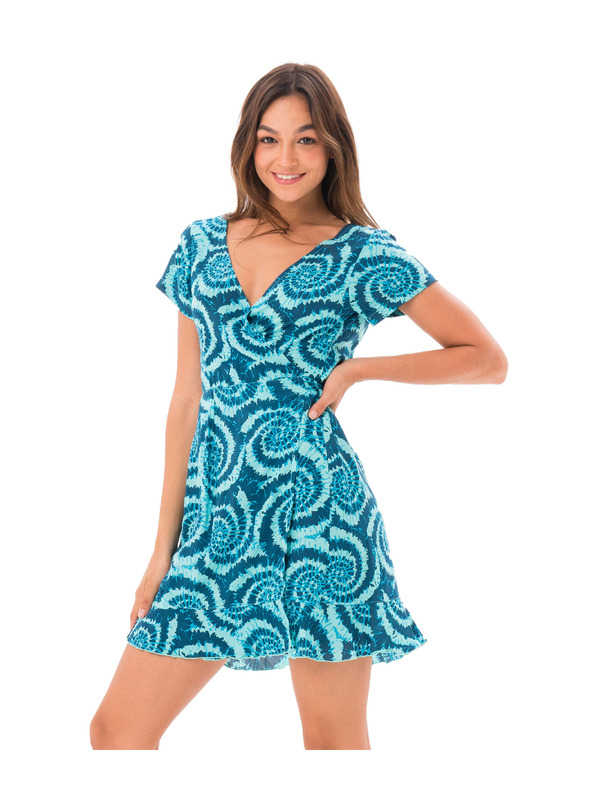 69slam Ženska haljina 69SLAM CANDY SPLASH BLUE