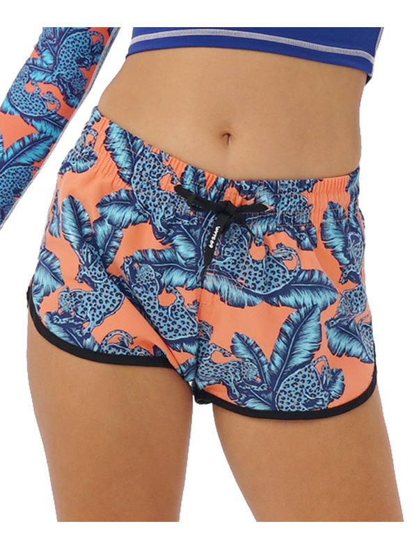 69slam Ženski šorts 69SLAM JUNGLE BLUE ELOISE