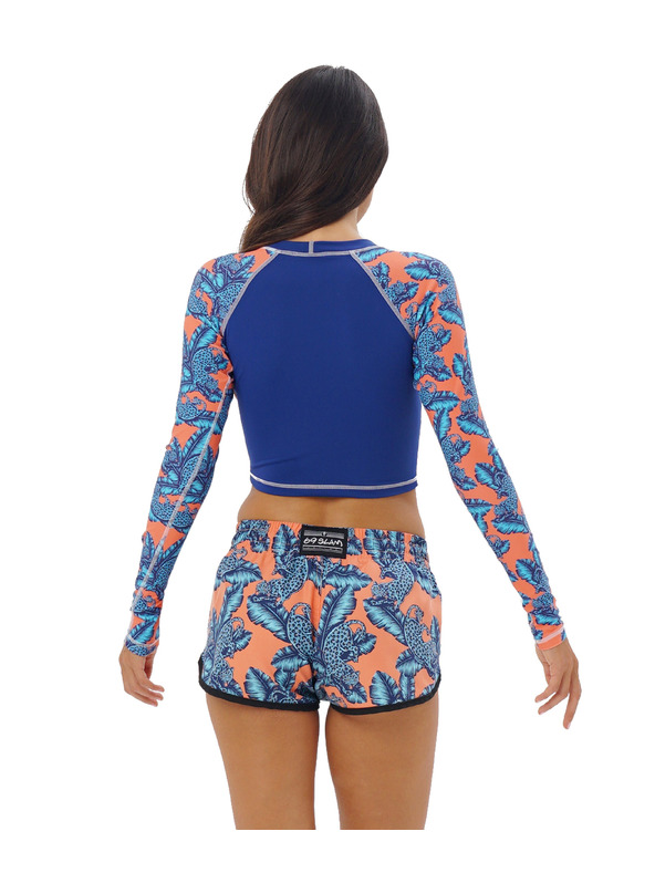 69slam Ženski šorts 69SLAM JUNGLE BLUE ELOISE