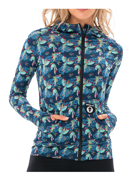 69slam Ženska hoodie 69SLAM BIRD PARADISE