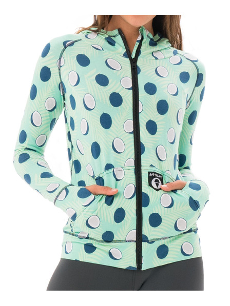 69slam Ženska hoodie 69SLAM COCO BLUE BAMBOO