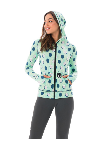 69slam Ženska hoodie 69SLAM COCO BLUE BAMBOO