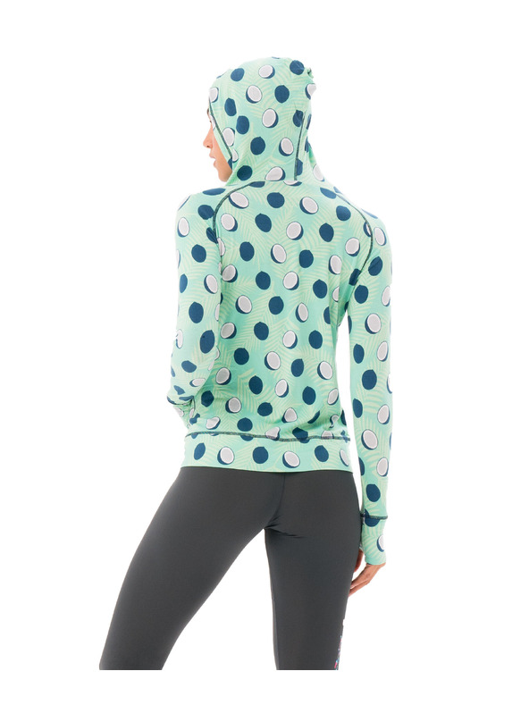 69slam Ženska hoodie 69SLAM COCO BLUE BAMBOO