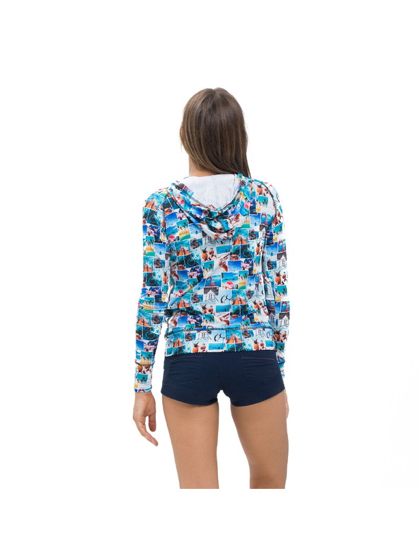69slam Ženska hoodie 69SLAM INTO THE BLUE