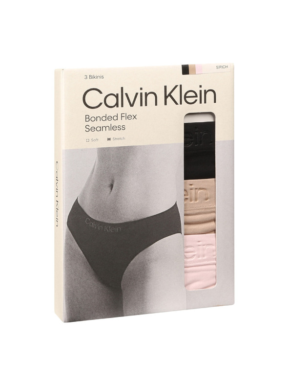 Calvin Klein Komplet od tri - ženske gaće Calvin Klein bezšavne višebojna