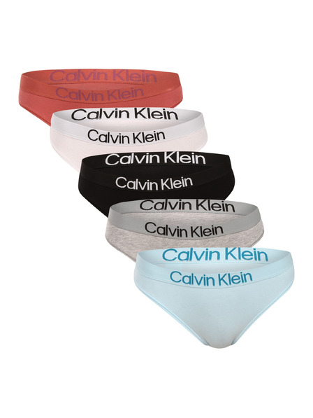 Calvin Klein Komplet od pet - ženske gaće Calvin Klein višebojna