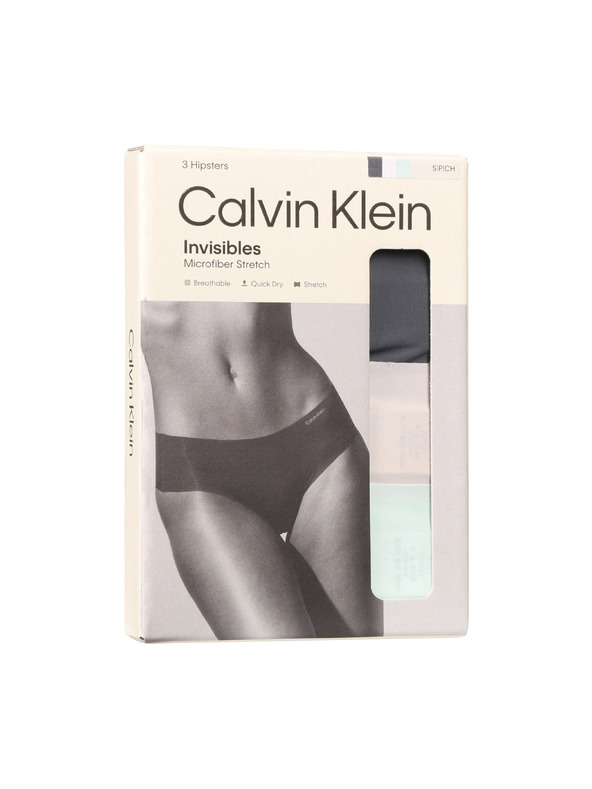 Calvin Klein Komplet od tri - ženske gaće Calvin Klein bezšavne višebojna