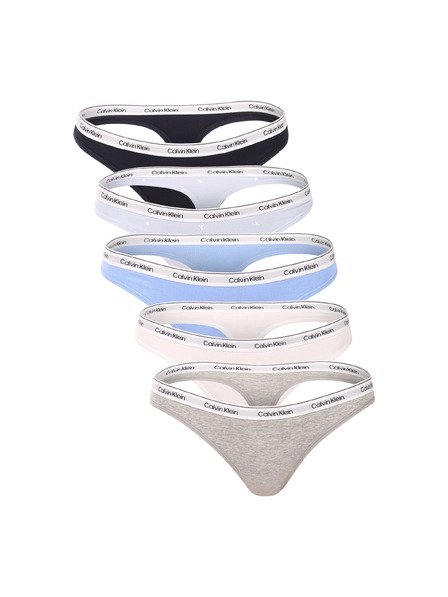 Calvin Klein Komplet od pet - ženska tanga Calvin Klein višebojna