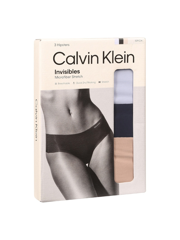 Calvin Klein Komplet od tri - ženske gaće Calvin Klein bezšavne višebojna