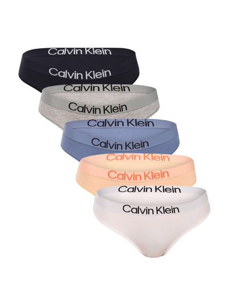 Calvin Klein Komplet od pet - ženske gaće Calvin Klein višebojna