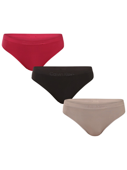 Calvin Klein Komplet od tri - ženska tanga Calvin Klein višebojna
