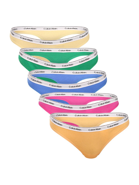Calvin Klein Komplet od pet - ženska tanga Calvin Klein višebojna
