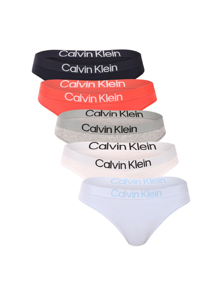 Calvin Klein Komplet od pet - ženska tanga Calvin Klein višebojna