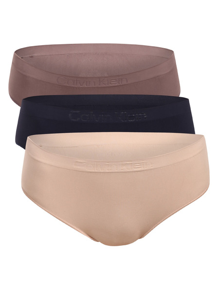 Calvin Klein Komplet od tri - ženske gaće Calvin Klein bezšavne višebojna