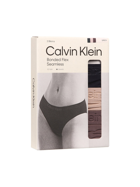 Calvin Klein Komplet od tri - ženske gaće Calvin Klein bezšavne višebojna