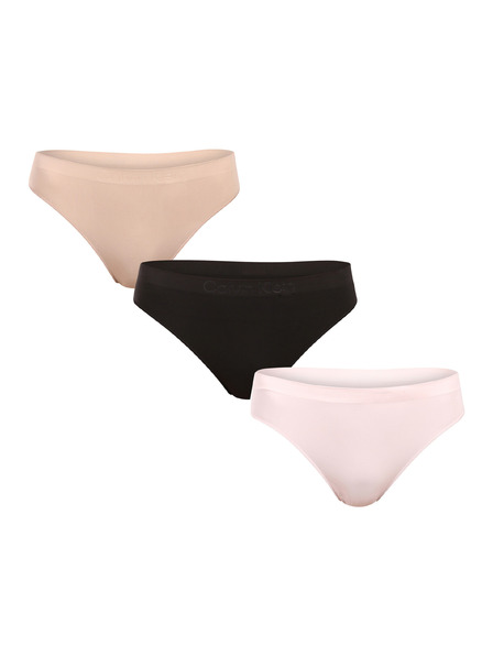 Calvin Klein Komplet od tri - ženska tanga Calvin Klein višebojna