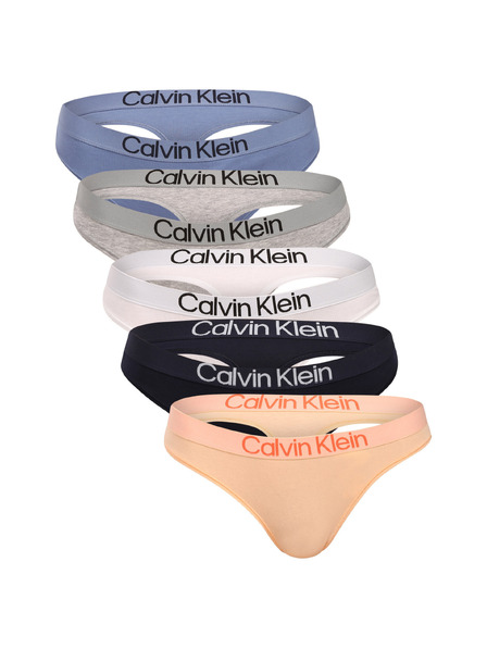 Calvin Klein Komplet od pet - ženska tanga Calvin Klein višebojna