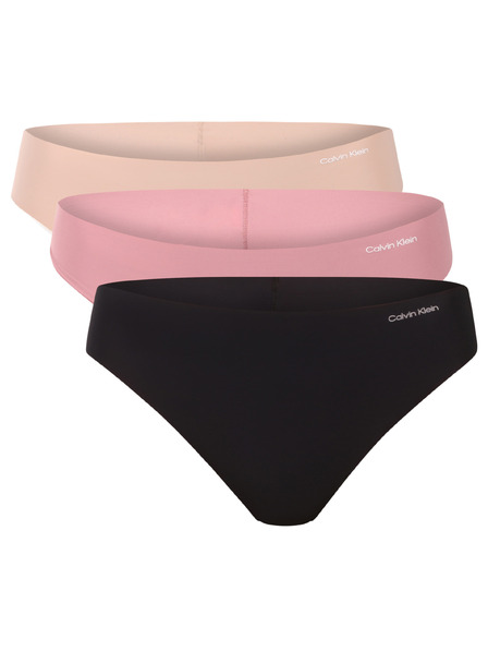 Calvin Klein Komplet od tri - ženske tange Calvin Klein bezšavna višebojna