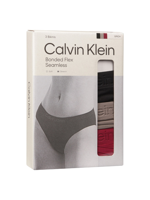 Calvin Klein Komplet od tri - ženske gaće Calvin Klein bezšavne višebojna
