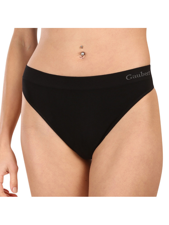 Gaubert Set od šest - ženski string Gaubert crni (GBTW-3104/black)