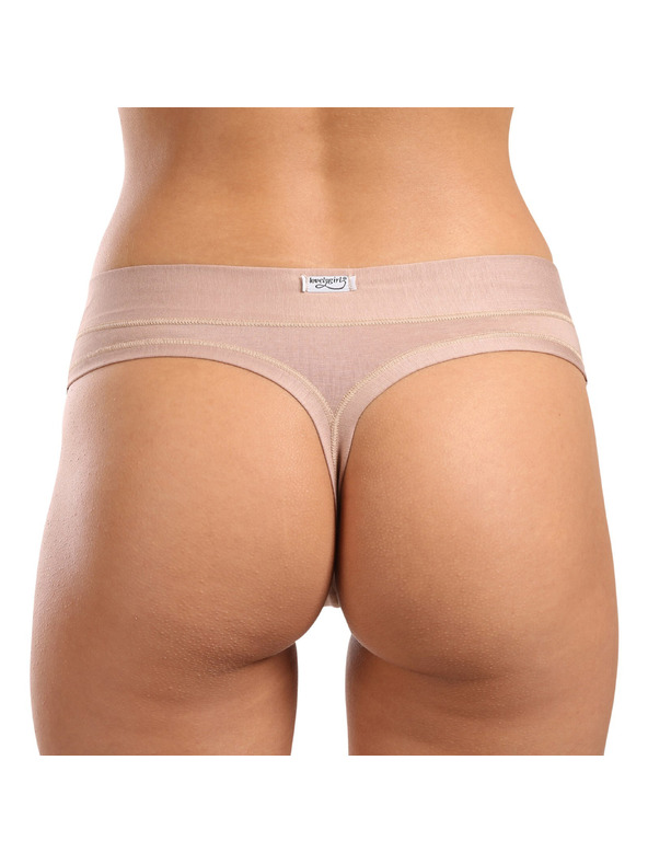 Lovelygirl Ženski string Lovelygirl bež