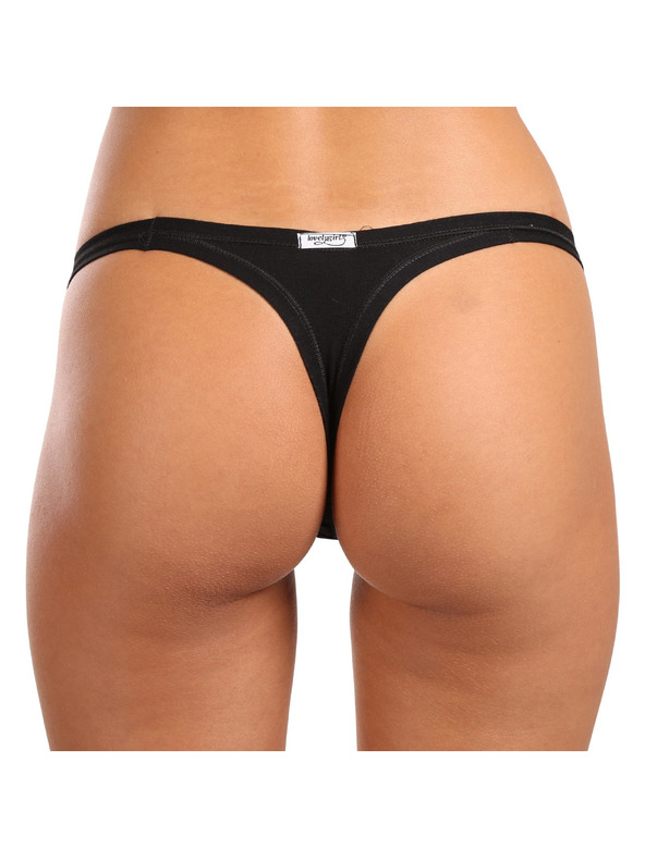 Lovelygirl Ženski string Lovelygirl crni