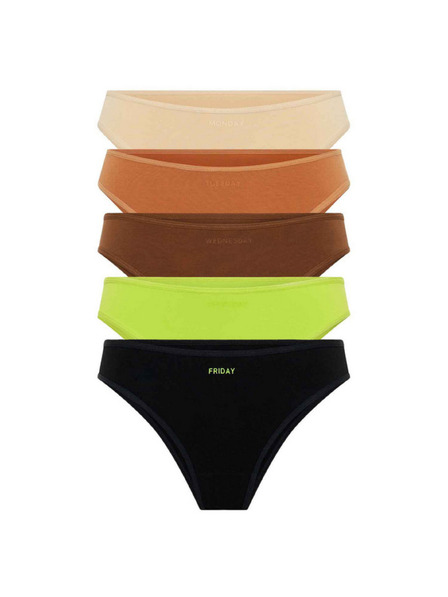 Modibodi Set od pet - ženske gaćice Modibodi Basic Brazilian