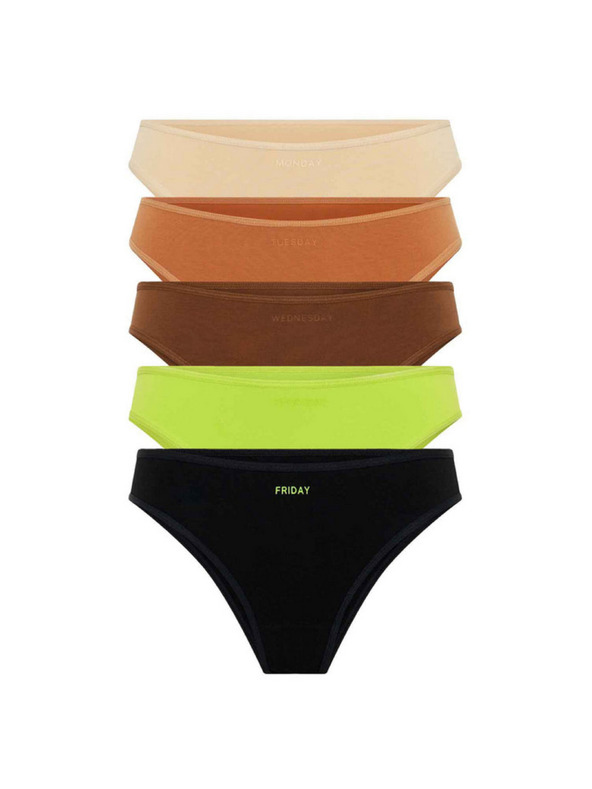 Modibodi Set od pet - ženske gaćice Modibodi Basic Brazilian