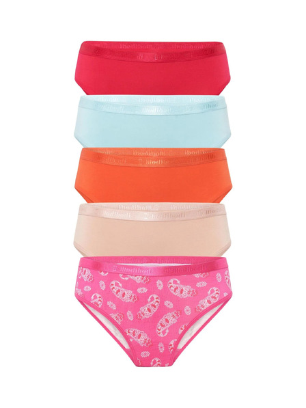 Modibodi Set od pet - Gaćice Modibodi Classic Bikini Morocco Multi